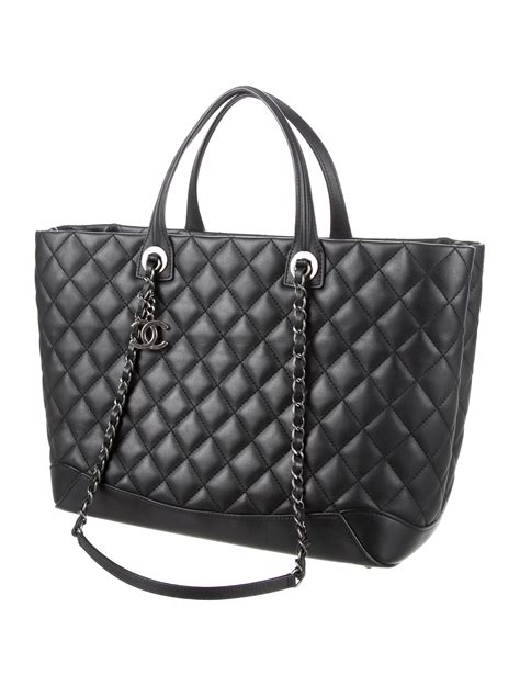 chanel shopper tote|Chanel quilted shopping tote.